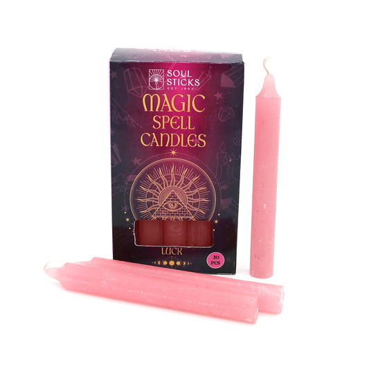Luck Pink Color Magic Spell Candle