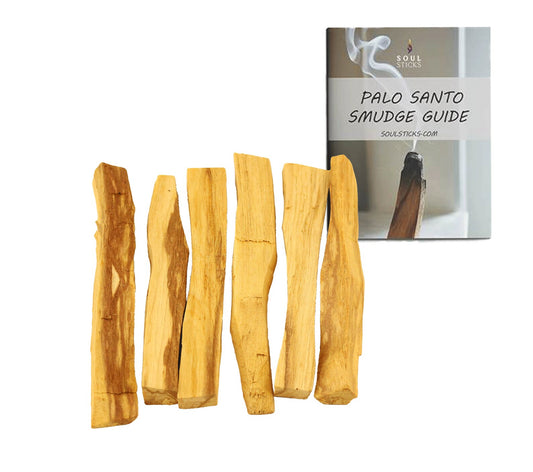 Palo Santo Sticks with Smudge Guide